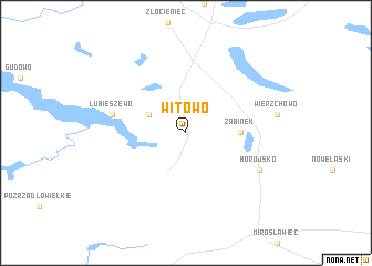 map of Witowo