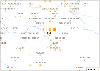 map of Witowo