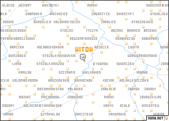 map of Witów