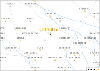 map of Witputs