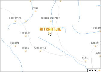 map of Witrantjie