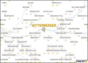 map of Wittenbergen