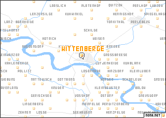 map of Wittenberge