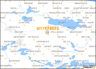 Map of Wittenberg airports, Wittenberg map, Map of Wittenberg districts, Wittenberg hotel