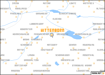 map of Wittenborn