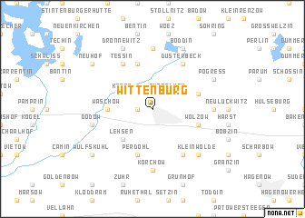 map of Wittenburg