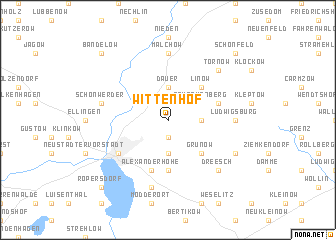 map of Wittenhof