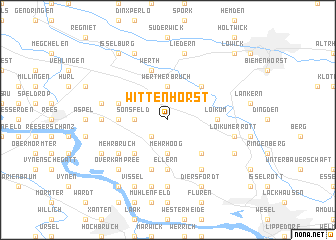 map of Wittenhorst