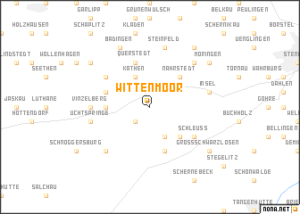 map of Wittenmoor