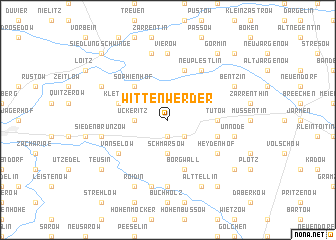 map of Wittenwerder