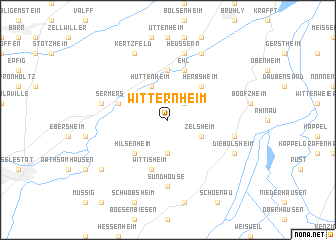 map of Witternheim