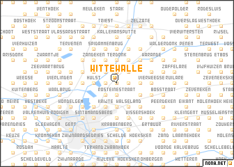 map of Wittewalle