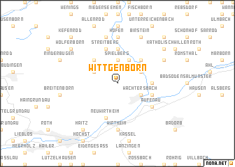 map of Wittgenborn