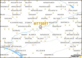 map of Wittgert