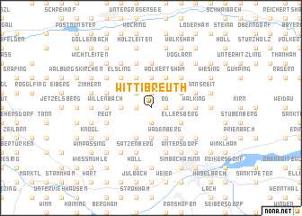 map of Wittibreuth