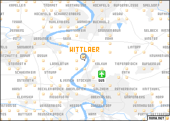 map of Wittlaer