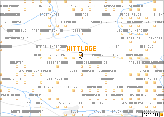 map of Wittlage