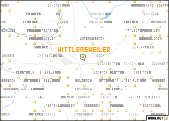 map of Wittlensweiler