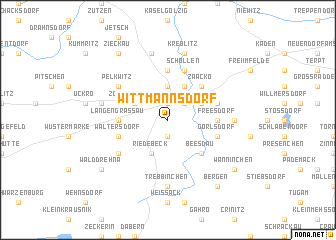 map of Wittmannsdorf