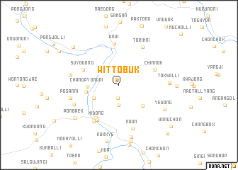 map of Wittobuk