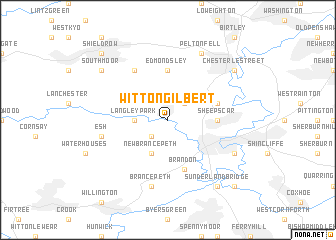 map of Witton Gilbert