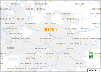 map of Witton