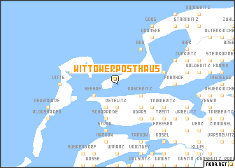 map of Wittower Posthaus