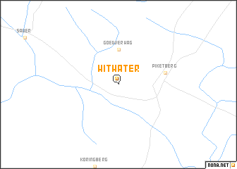 map of Witwater