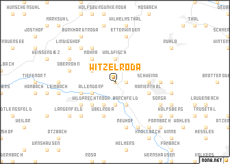 map of Witzelroda
