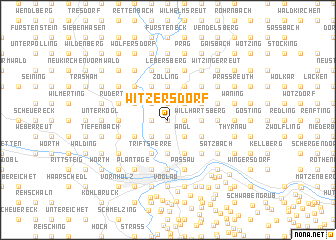 map of Witzersdorf