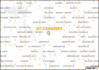 map of Witzighausen