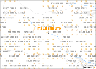 map of Witzlasreuth