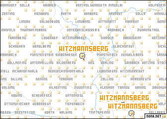 map of Witzmannsberg