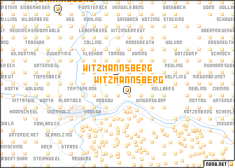 map of Witzmannsberg