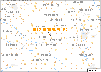 map of Witzmannsweiler