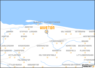 map of Wiveton