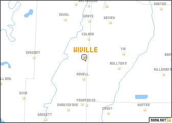 map of Wiville
