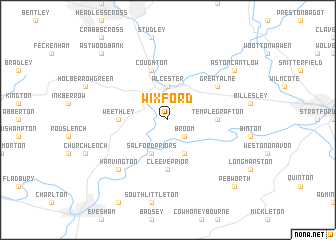 map of Wixford