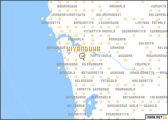 map of Wiyanduwa