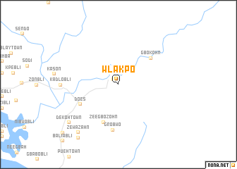 map of Wlakpo