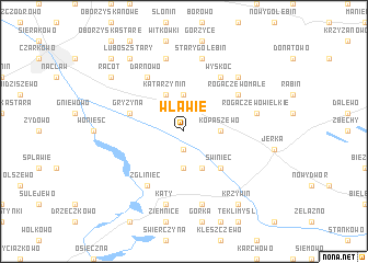 map of Wławie