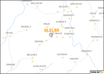 map of Wlelah