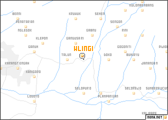 map of Wlingi