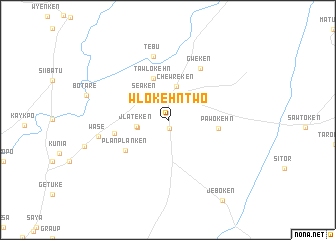 map of Wlokehn Two
