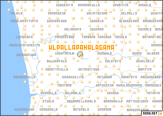 map of Wlpalla Pahalagama