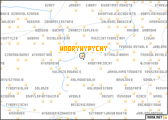 map of Wnory Wypychy