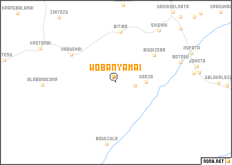 map of Wobanyamai