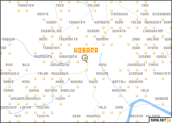 map of Wobara