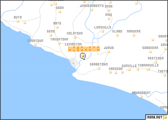 map of Wobawana