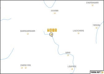 map of Woba